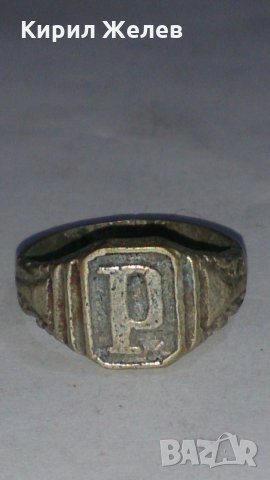 Стар пръстен уникат над стогодишен сачан - 67431, снимка 2 - Пръстени - 28993895