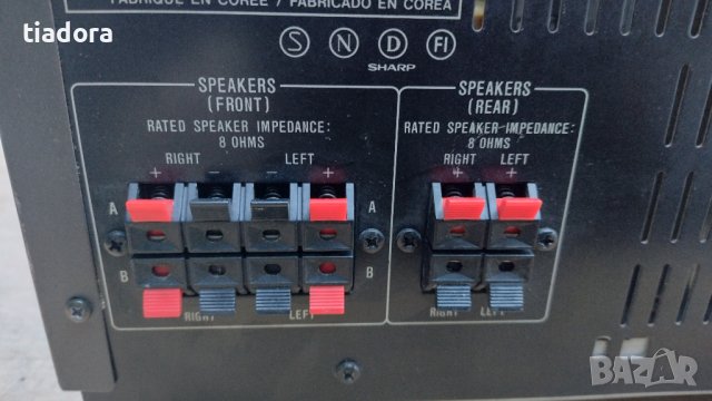 Sharp SX 8800 power amplifiler, снимка 9 - Ресийвъри, усилватели, смесителни пултове - 32117592