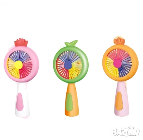 Мини вентилатор с плодова тематика – Компактен, цветен и освежаващ, снимка 9 - Друга електроника - 52125809