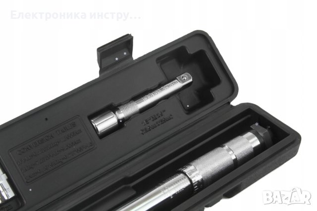 Динамометричен ключ 12 28 – 210 Nm + комплект вложки (17, 19, 21 мм), снимка 3 - Ключове - 43153183