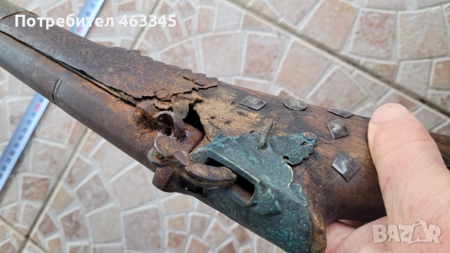 Пушка, кремъклийка, шишане, бойлия, фитилна пушка, снимка 14 - Антикварни и старинни предмети - 52866709