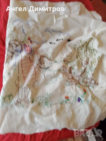 Бродерия украса , снимка 2 - Антикварни и старинни предмети - 50986829