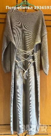 Дълга зимна рокля, снимка 2 - Рокли - 53139019