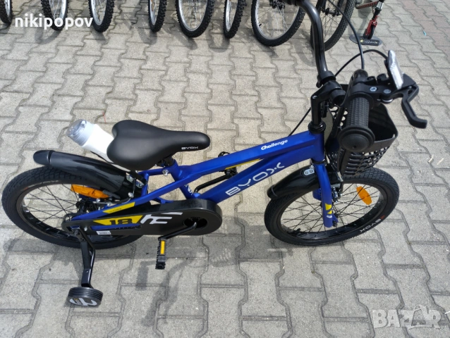 BYOX Велосипед 18" CHALLENGE син, снимка 11 - Велосипеди - 53558994