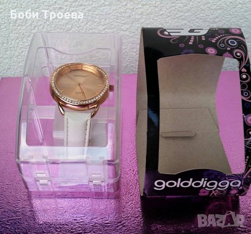 Golddigga Glitter Watch Ladies •	Часовници ръчни •	Катарама за закрепване •	Изкуствени кожена каишка, снимка 4 - Мъжки - 26694948