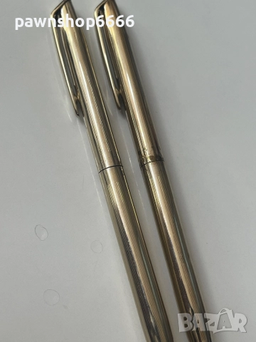 Две химикалки Waterman C/F с позлата и ROWI  химикал 18 карата позлата, снимка 9 - Антикварни и старинни предмети - 51650488