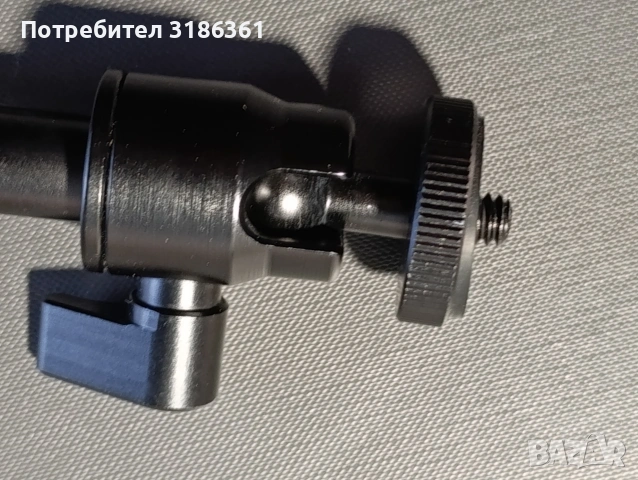 телескопичен статив държач за фото,видео, алуминий с ябълкова глава във всички посоки, снимка 5 - Чанти, стативи, аксесоари - 53486031