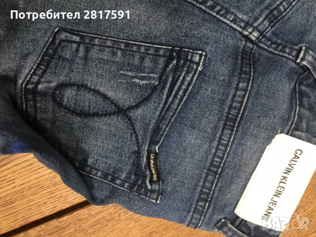 Оригинални дънки Calvin Klein Jeans - skinny, размер 10, снимка 9 - Детски панталони и дънки - 43316879