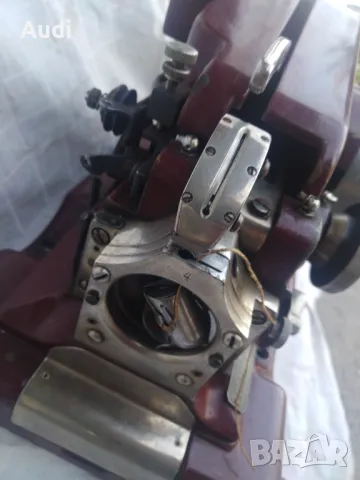 GRITZNER двойна машина за ръчно управление. Старинна, масивна за професионална употреба! Много масив, снимка 8 - Шевни машини - 49935401