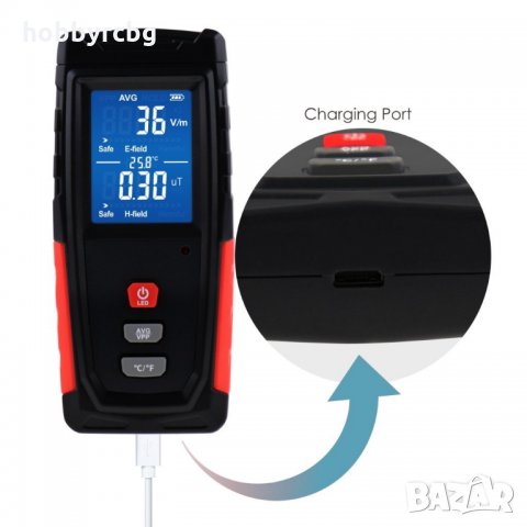 Цифров тестер за електромагнитни полета ЕМП, снимка 6 - Други инструменти - 33287379