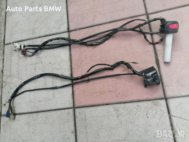 Врътка газ Ключ Фарове Yamaha R6 Старт стоп бутон палене Копче мигачи Смукач
 Ямаха Р6 , снимка 3 - Части - 44885012