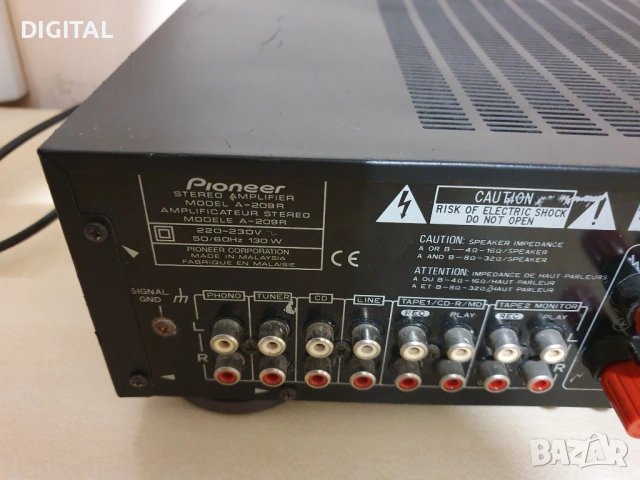 Усилвател PIONEER A-209R, снимка 4 - Ресийвъри, усилватели, смесителни пултове - 53275102