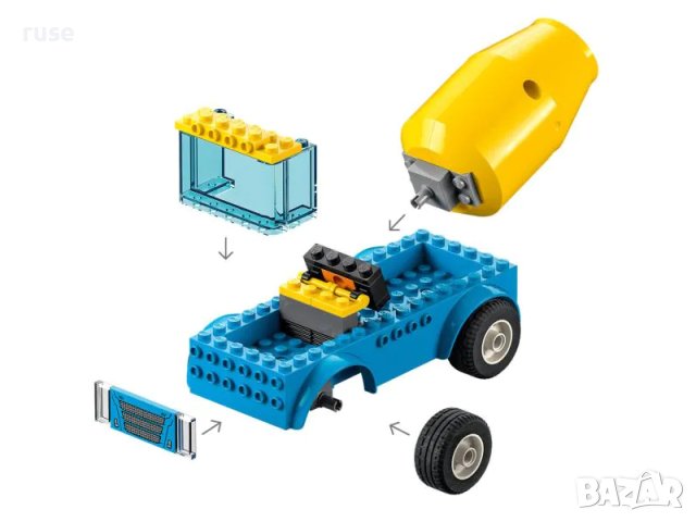 НОВИ! LEGO® City 60325 Kамион бетонобъркачка , снимка 7 - Конструктори - 40664114