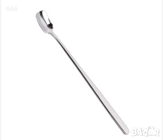 Комплект лъжици коктейлни 11бр 19см silver