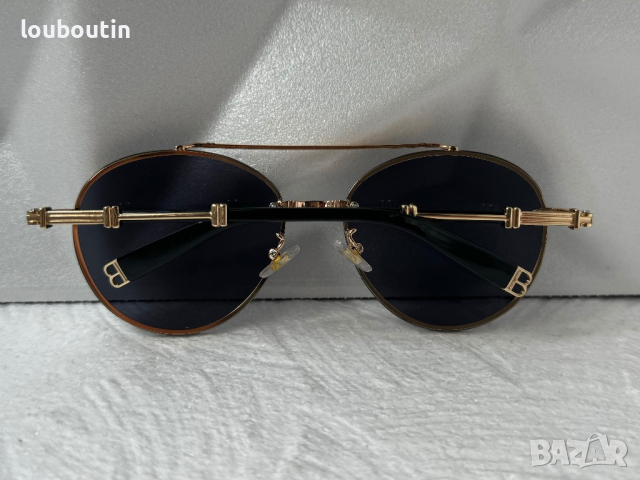 Balmain висок клас 1:1 кръгли слънчеви очила мъжки дамски унисекс, снимка 7 - Слънчеви и диоптрични очила - 44913841