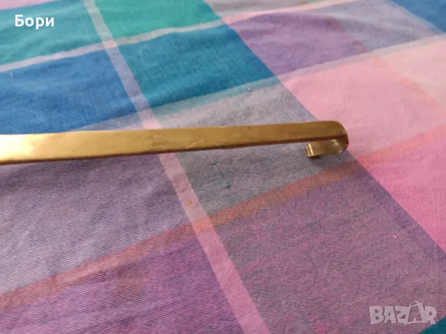 Месингова решетъчна лъжица, снимка 3 - Прибори за хранене, готвене и сервиране - 48492067