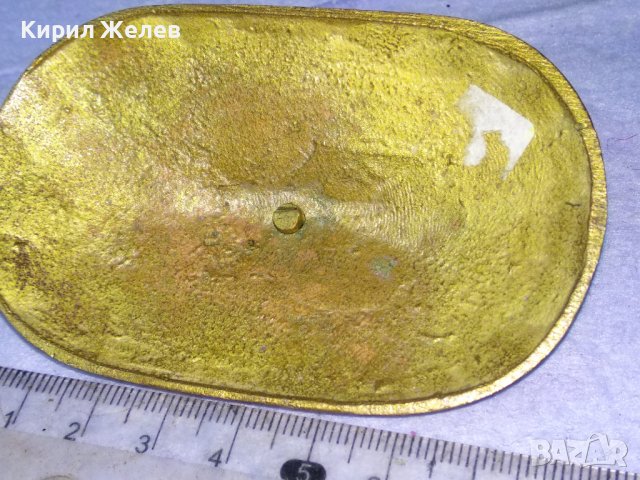 СТАРО МАСИВНО ВИНТИДЖ БРОНЗОВО КАПАЧЕ от / за КУТИЙКА За СКЪПОЦЕННОСТИ или ДРУГО 17425, снимка 5 - Други ценни предмети - 43650702
