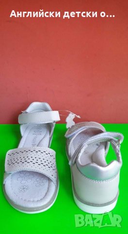Английски детски сандали естествена кожа , снимка 4 - Детски сандали и чехли - 33407020