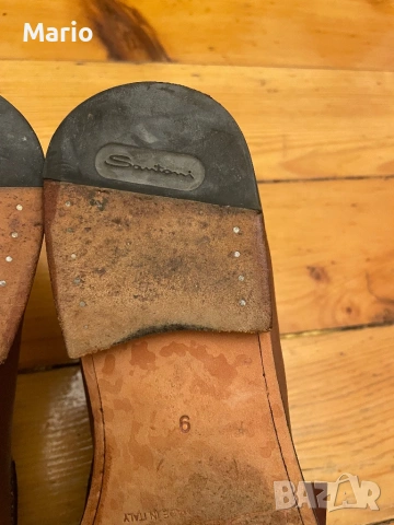 Santoni мъжки мокасини 43, снимка 8 - Мокасини - 53373704