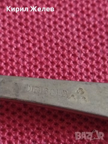 Стара вилица за десерт с маркировка DIRI GOLD за КОЛЕКЦИОНЕРИ 42217, снимка 7 - Други ценни предмети - 43832816