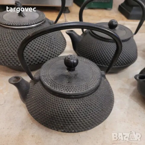 няколко японски чугунени чайника, снимка 3 - Сервизи - 48647605