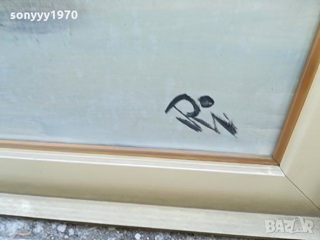 Ri-106х75см-голяма картина с рамка-рисувано върху платно, снимка 8 - Колекции - 26810627