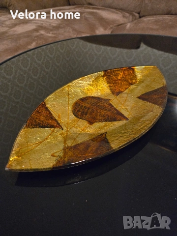 Чиния "листо" РЪЧНА ИЗРАБИТКА 