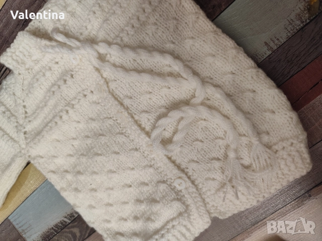 Бебешки плетен комплект , снимка 5 - Комплекти за бебе - 52632198