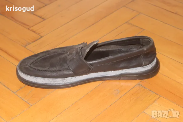 Мъжки мокасини от естествена кожа, Danielle Gilardo номер 42, черни, снимка 2 - Мокасини - 47812656