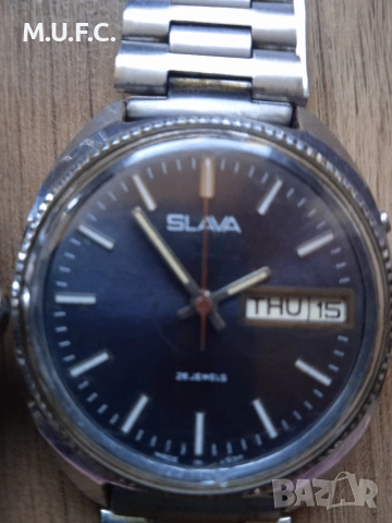 Часовник Слава СССР Работят., снимка 2 - Мъжки - 53109380