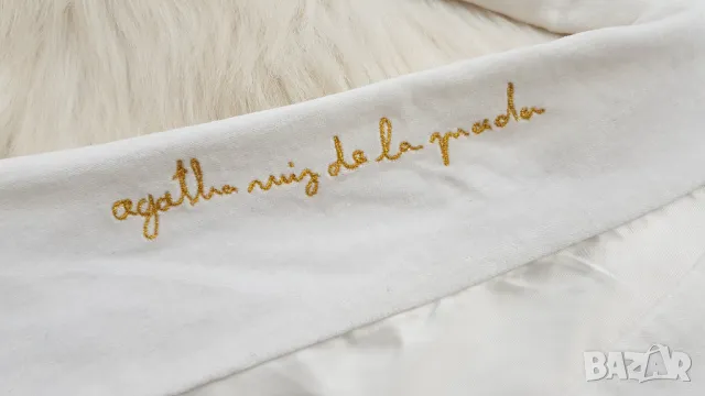 Детска бяла рокля H&M 9-12 месеца, снимка 6 - Бебешки рокли - 48372341