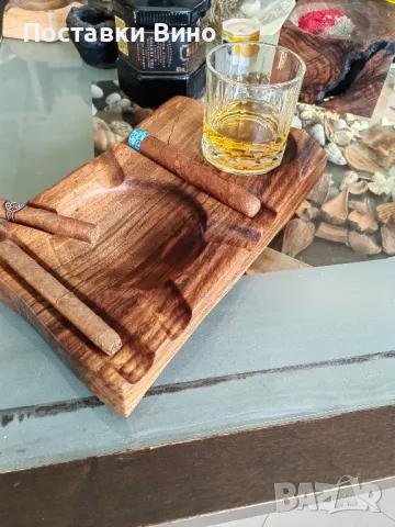 Пепелник за пури, снимка 2 - Табакери - 50203433