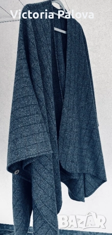 Дизайнерски кимоно- кейп от 100% вълна , снимка 4 - Други - 53216763