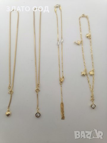 ЗЛАТНИ ГРИВНИ за крак, снимка 3 - Гривни - 29069518