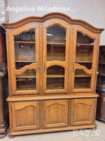Винтидж трапезен бюфет дъб масив , снимка 13 - Бюфети - 52584040