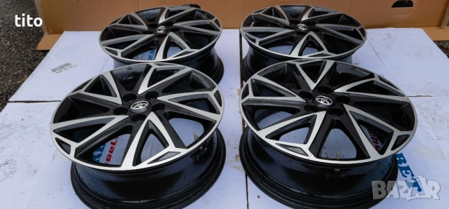 Оригинални 5 100 16 цола Тойота /Toyota, снимка 4 - Гуми и джанти - 52921170
