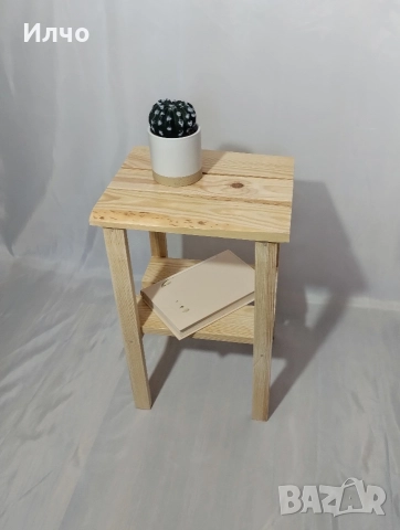 Дървена помощна масичка, снимка 2 - Маси - 52948849