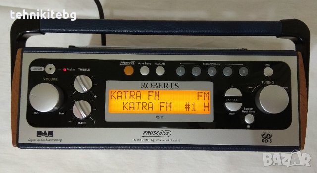 ⭐⭐⭐ █▬█ █ ▀█▀ ⭐⭐⭐ ROBERTS RD-11 - английско дизайнерско радио с DAB/FM тунер с RDS,PTY,RT,CT