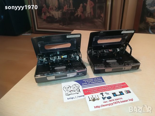 aiwa walkmen-made in singapore-mettal-2 броя, снимка 10 - MP3 и MP4 плеъри - 28436729