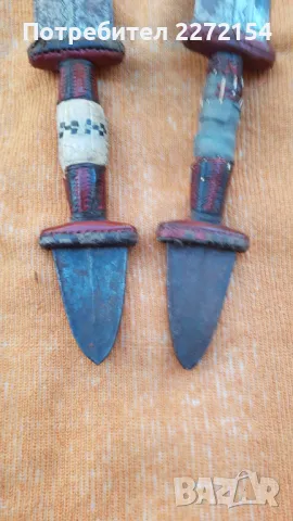 Кама кинжал TRIBAL 2 бр, снимка 5 - Антикварни и старинни предмети - 49277501
