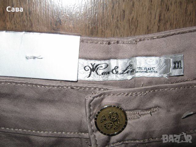 Летни дънки MAX&LIU   дамски,Хл-2ХЛ, снимка 4 - Дънки - 33350602