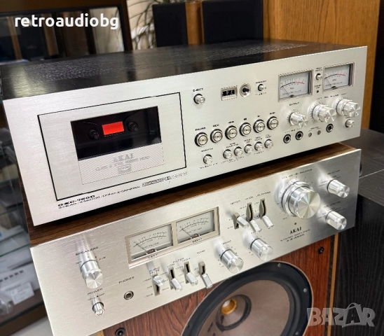 🔉Ретро дек AKAI GXC-760D - 3 GX глави, 3 мотора, двойно водене на лентата🔉