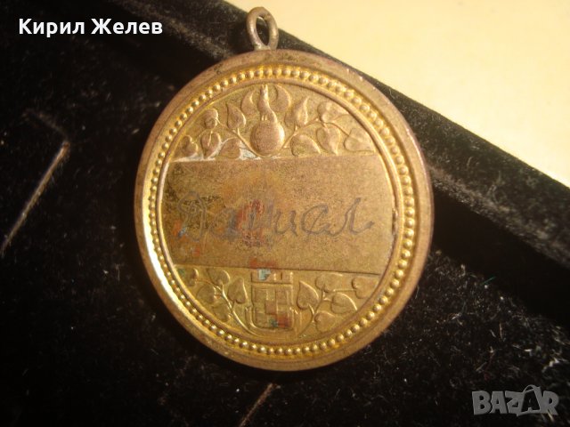 МАЙКА с ДЕТЕ НАДПИСАН - ДАНИЕЛ БРОНЗ ПОЗЛАТА РЯДЪК МЕДАЛ 17368, снимка 4 - Антикварни и старинни предмети - 33185374