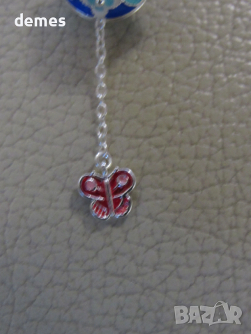 Фино дамско колие с висулка- Яйце Фаберже, ново, снимка 5 - Колиета, медальони, синджири - 53089176