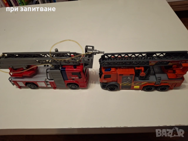 Пожарна Man и Mercedes, Volvo FM бетоновоз, Dickie, големи, снимка 3 - Коли, камиони, мотори, писти - 50575408