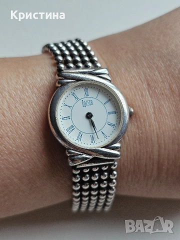 Сребърен часовник на Loisir by Oxette , снимка 2 - Дамски - 51962264