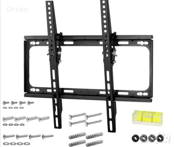 Стенна стойка за телевизор MOUNTY може да издържи до 105 кг, снимка 6 - Стойки, 3D очила, аксесоари - 47397307