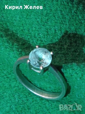 СРЕБЪРЕН НЕЖЕН АРТ ПРЪСТЕН СРЕБРО 925 с ФАСЕТИРАН ЦИРКОН 26218, снимка 5 - Пръстени - 33737127