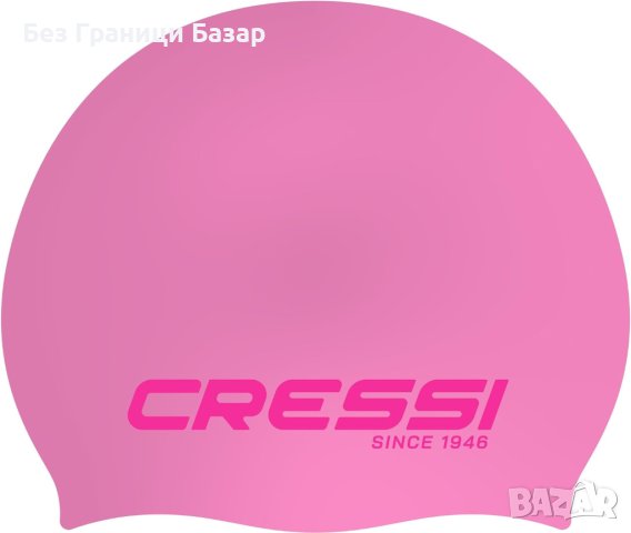 Нова Шапка за плуване Cressi Удобна висококачествена за басейн спорт море, снимка 5 - Шапки - 44062472