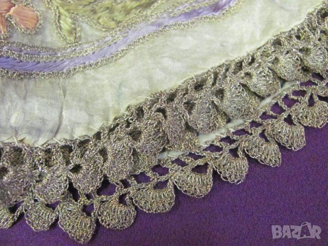 19 век Ислям Отоман Пошивка Сърма и Тугра, снимка 9 - Антикварни и старинни предмети - 36590256